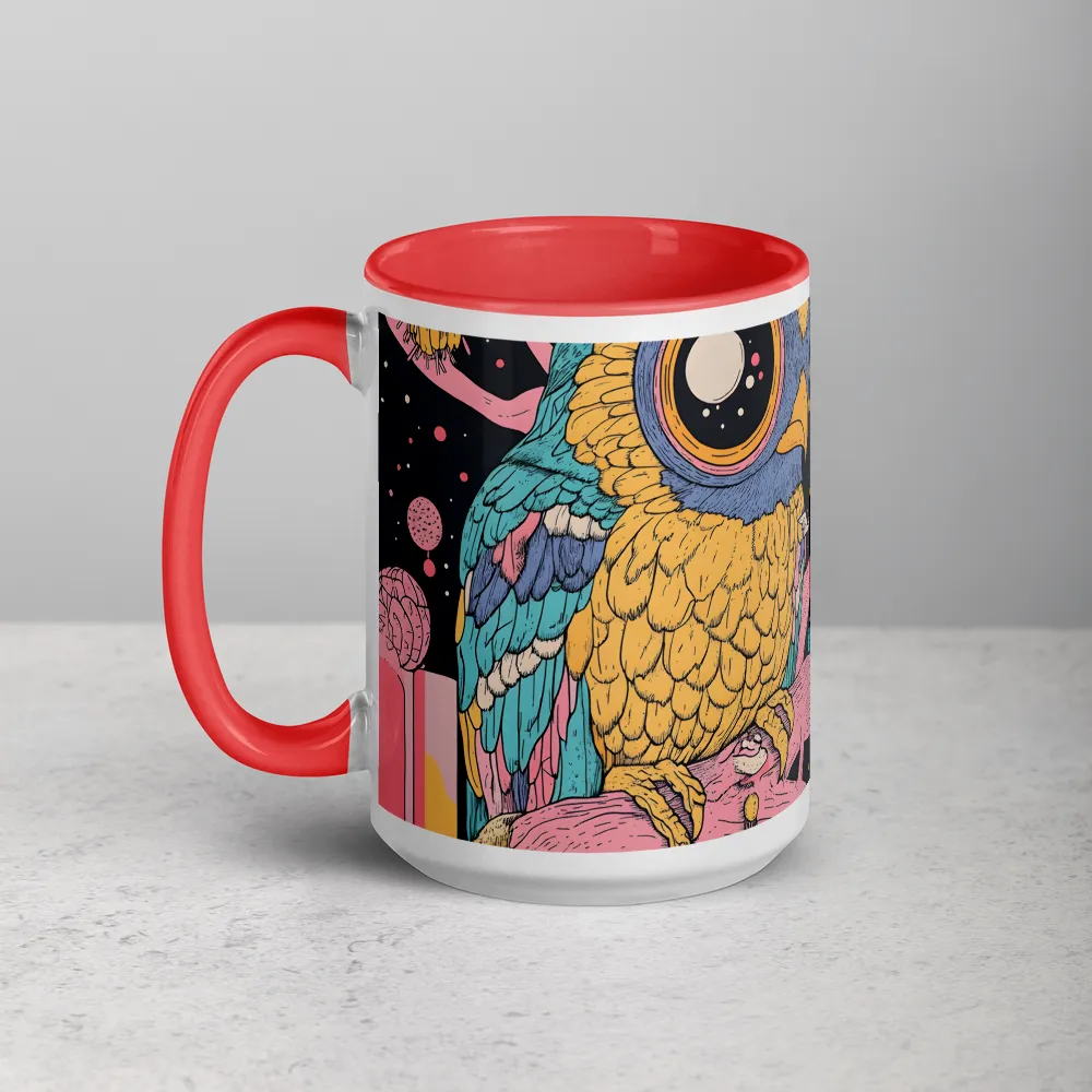 Whimsical Cosmic Owl