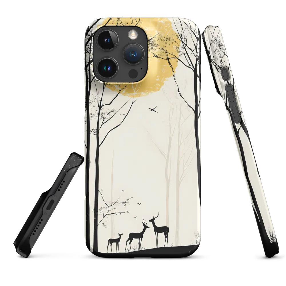 Silhouetted Serenity | Phone Case |  16 Pro Max | Snap Case | Matte