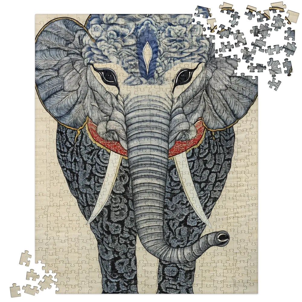 Majesty of the Elephant | Jigsaw Puzzle | 520 pieces