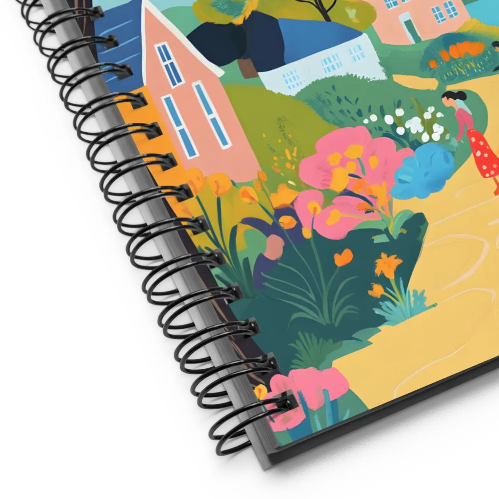 Charming Countryside Serenity | Spiral Notebook