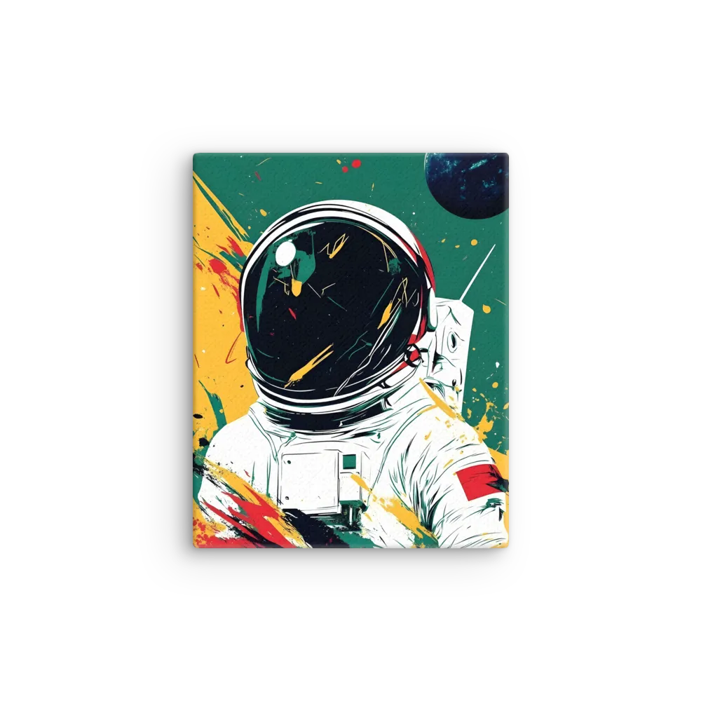 Galactic Explorer: A Modern Odyssey | Thin Canvas | 8″×10″