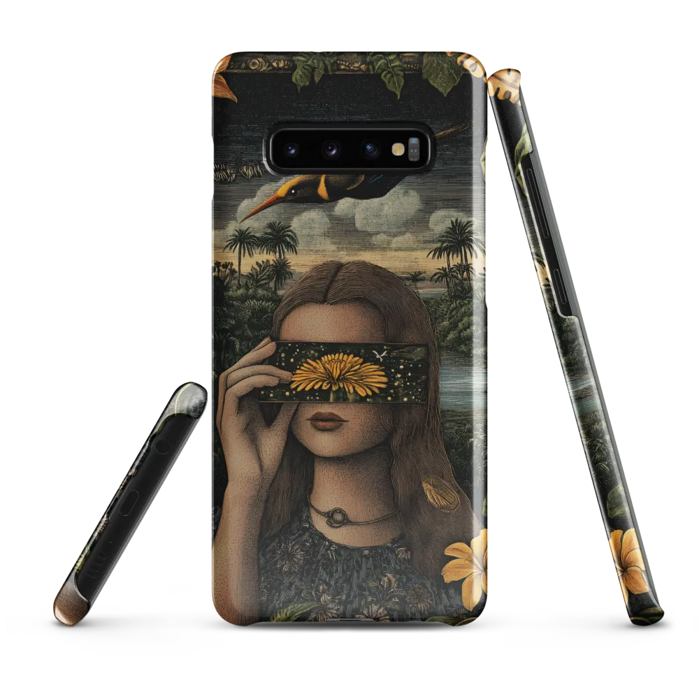 Veil of Nature: A Surreal Embrace | Phone Case |  S10 Plus | Snap Case | Glossy