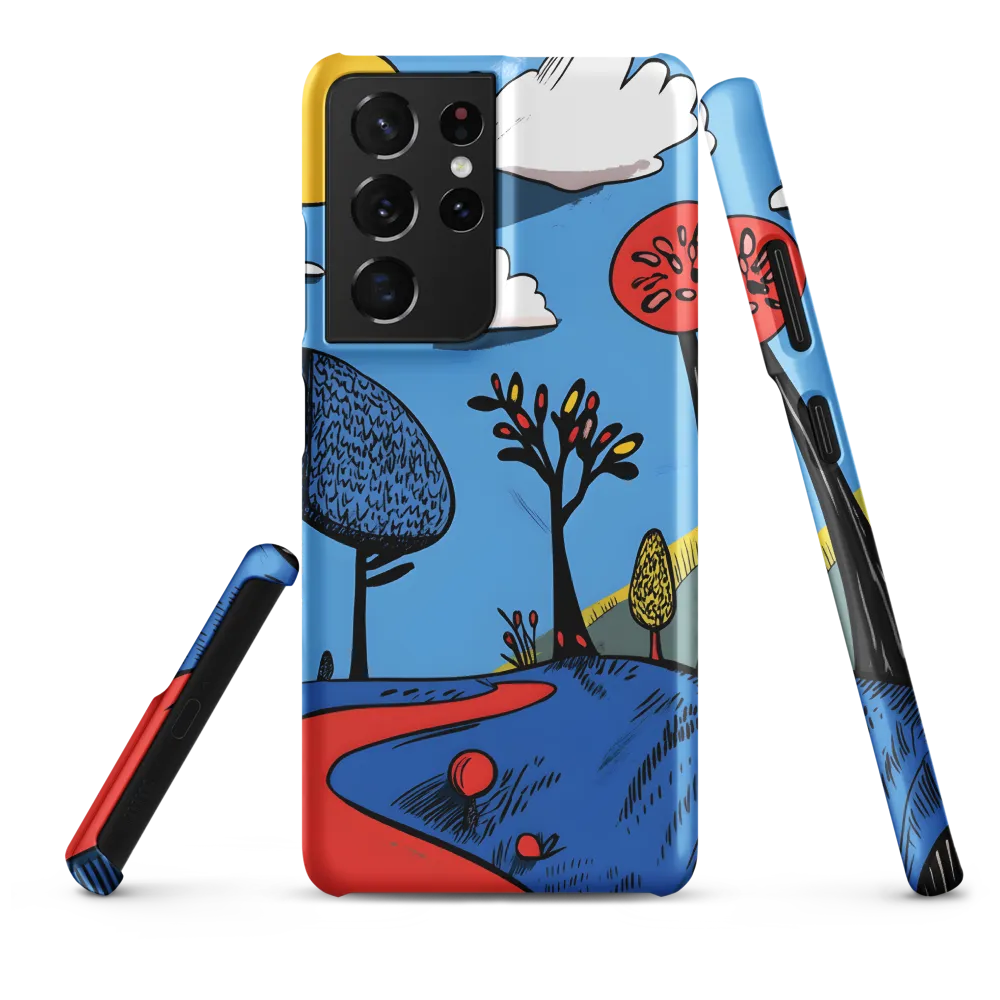A Playful Journey Through Whimsical Woods | Phone Case |  S21 Ultra | Snap Case | Matte