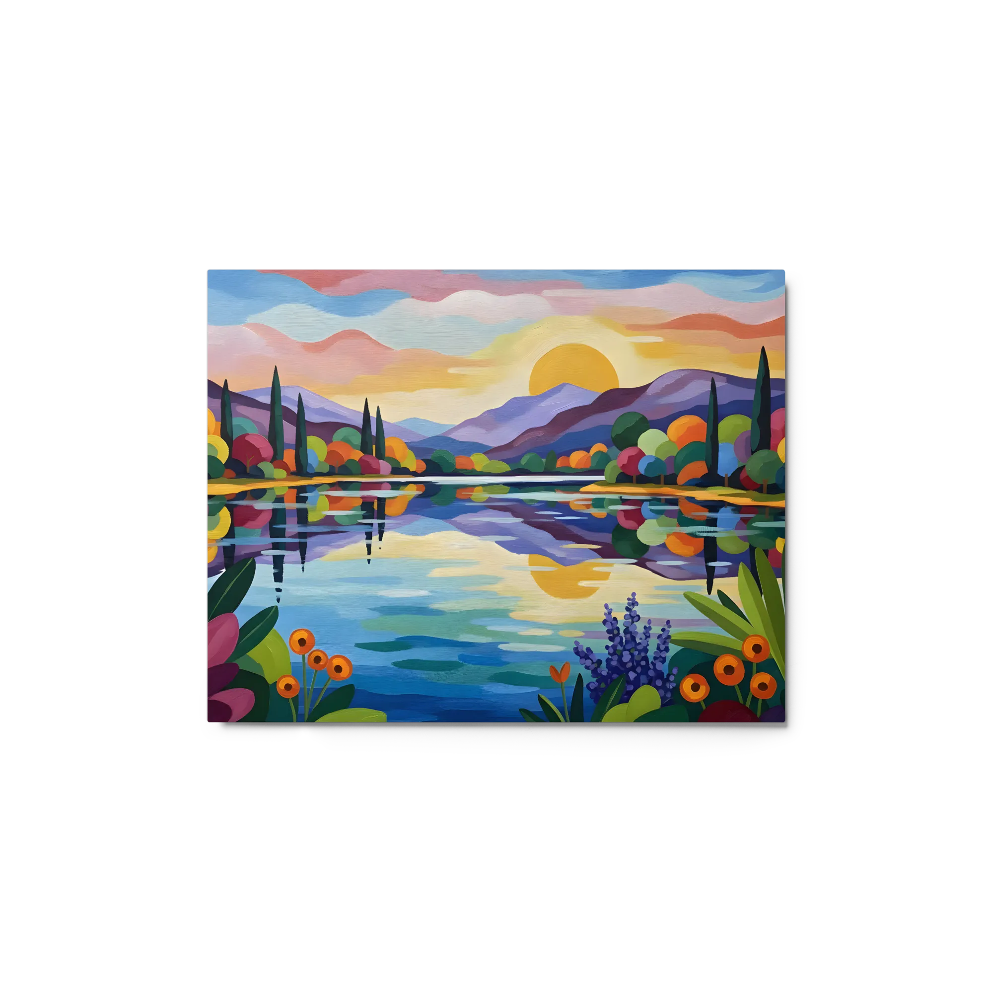 Vibrant Lakeside Serenity