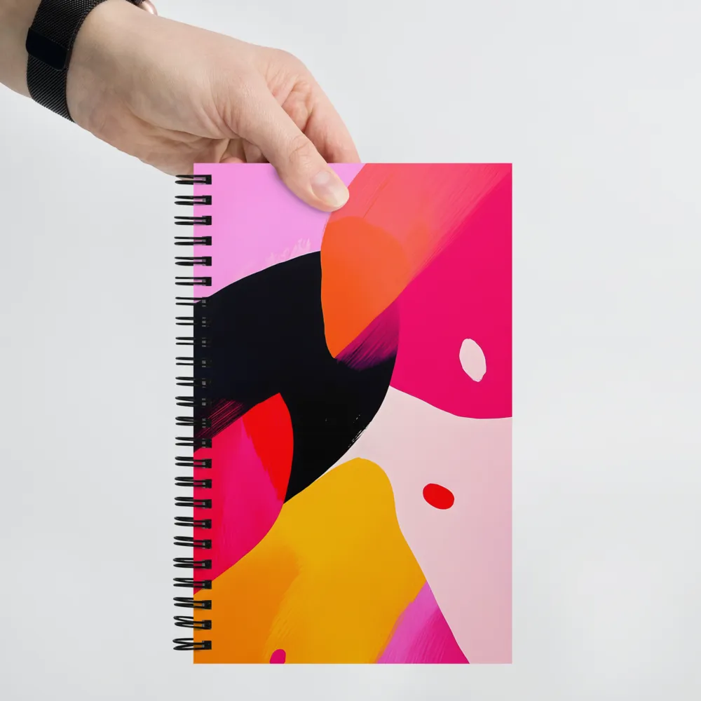 Playful Interplay of Colors | Spiral Notebook