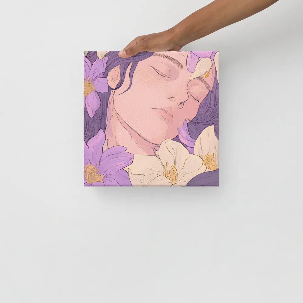 Harmony in Bloom | Canvas | 12″×12″