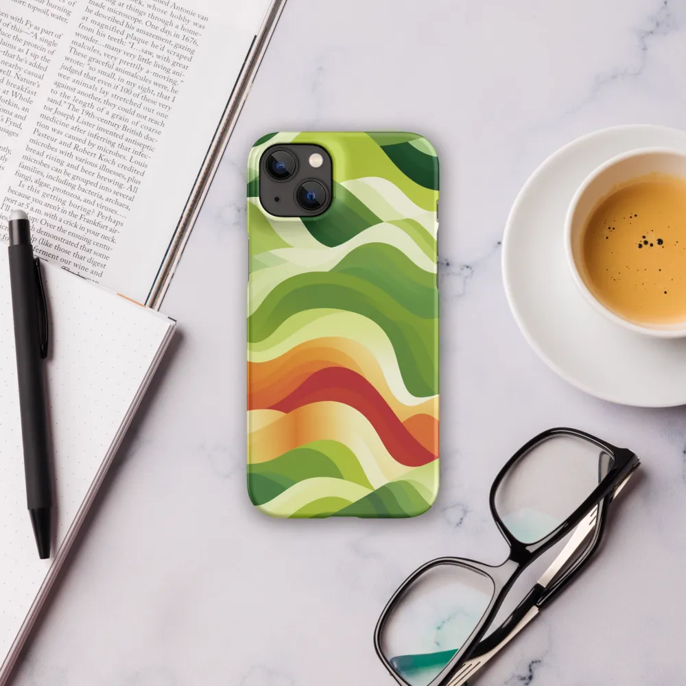 Waves of Nature | Phone Case |  14 Plus | Snap Case | Matte