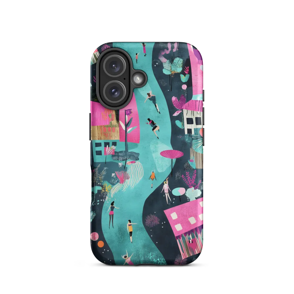 Whimsical Journey Through a Vibrant Landscape | Phone Case