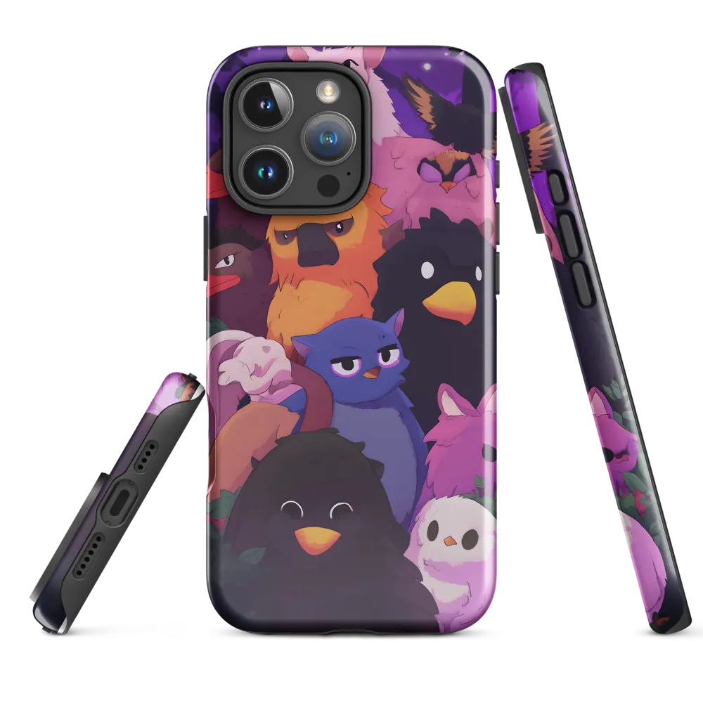 Whimsical Avian Gathering