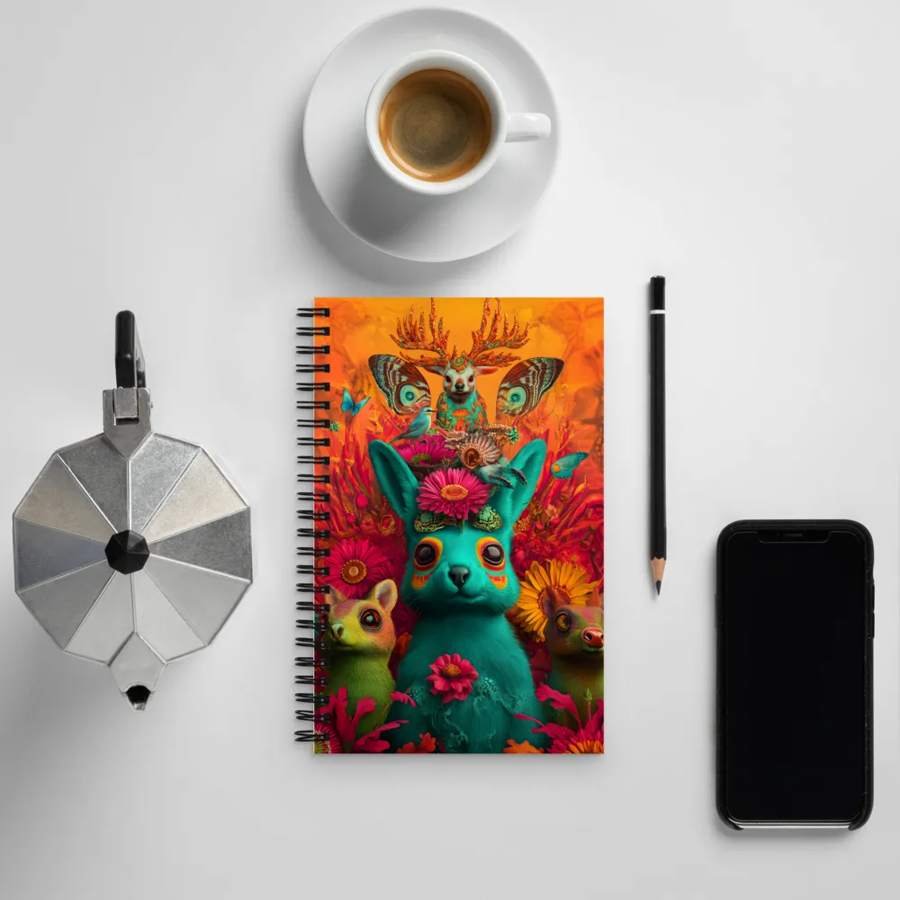 Whimsical Wonderland: The Enchanted Creatures | Spiral Notebook