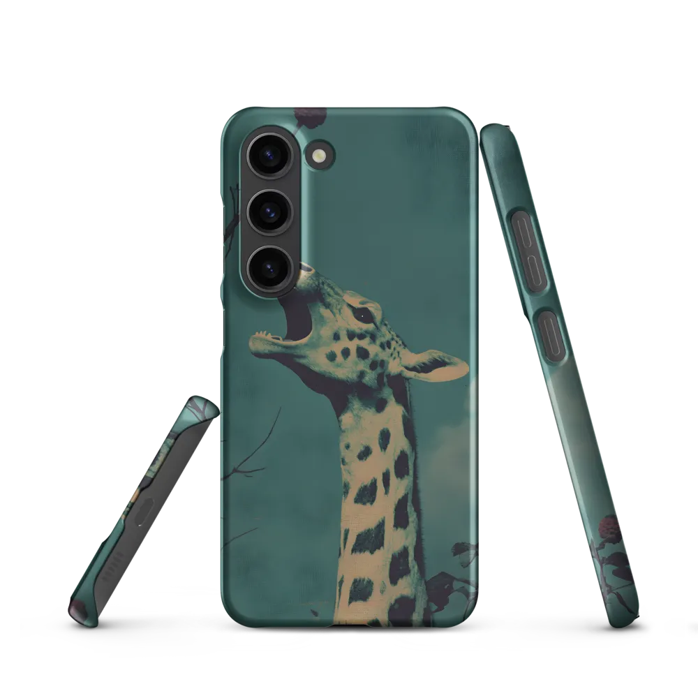 Whispers of the Tall: A Surreal Giraffe Encounter
