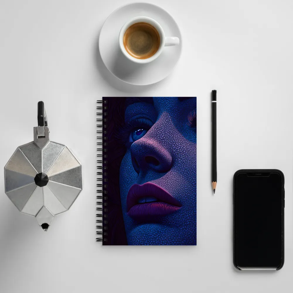 Mystique in Blue | Spiral Notebook