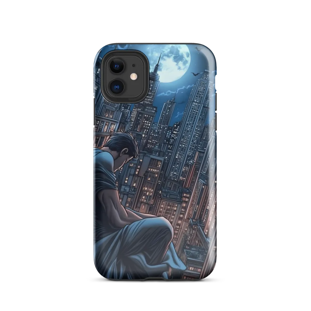 Reflections of a City Under the Moon