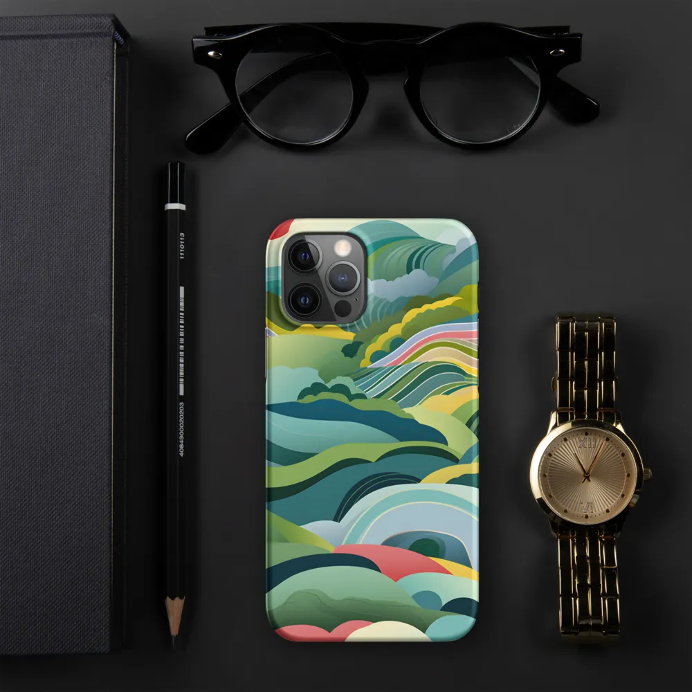 Waves of Serenity | Phone Case |  12 Pro | Snap Case | Matte