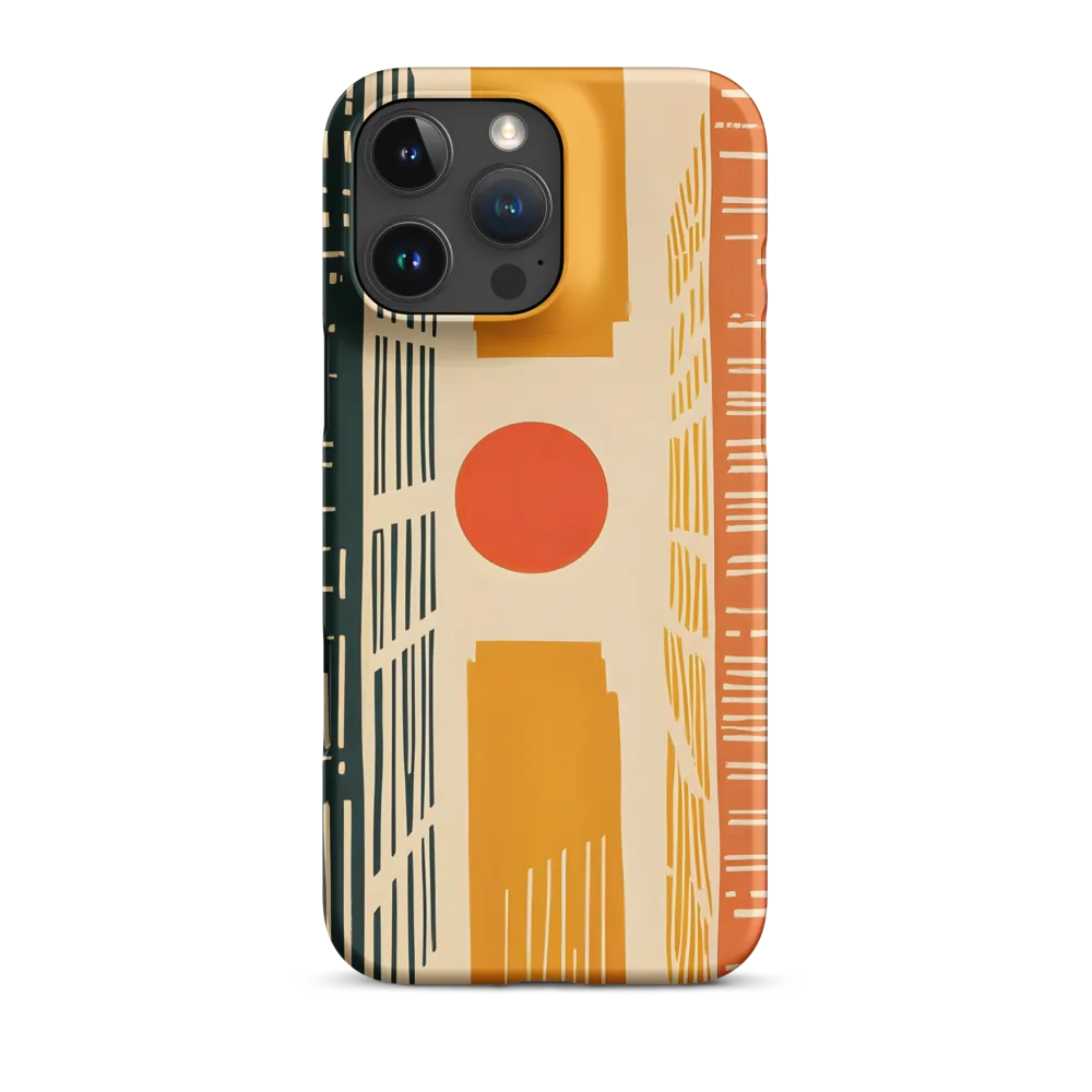 Urban Harmony: A Geometric Sunrise