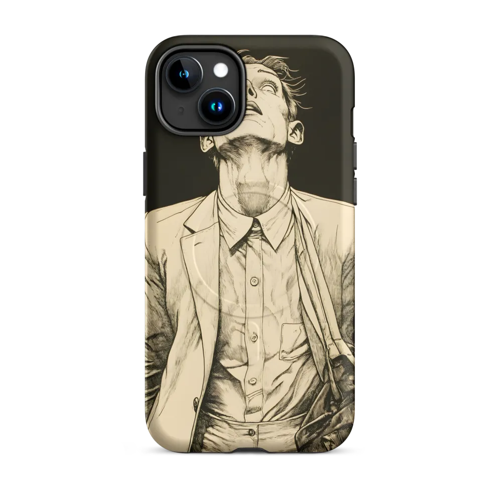 Desperate Gaze | Phone Case |  15 Plus | MagSafe® Tough Case | Matte