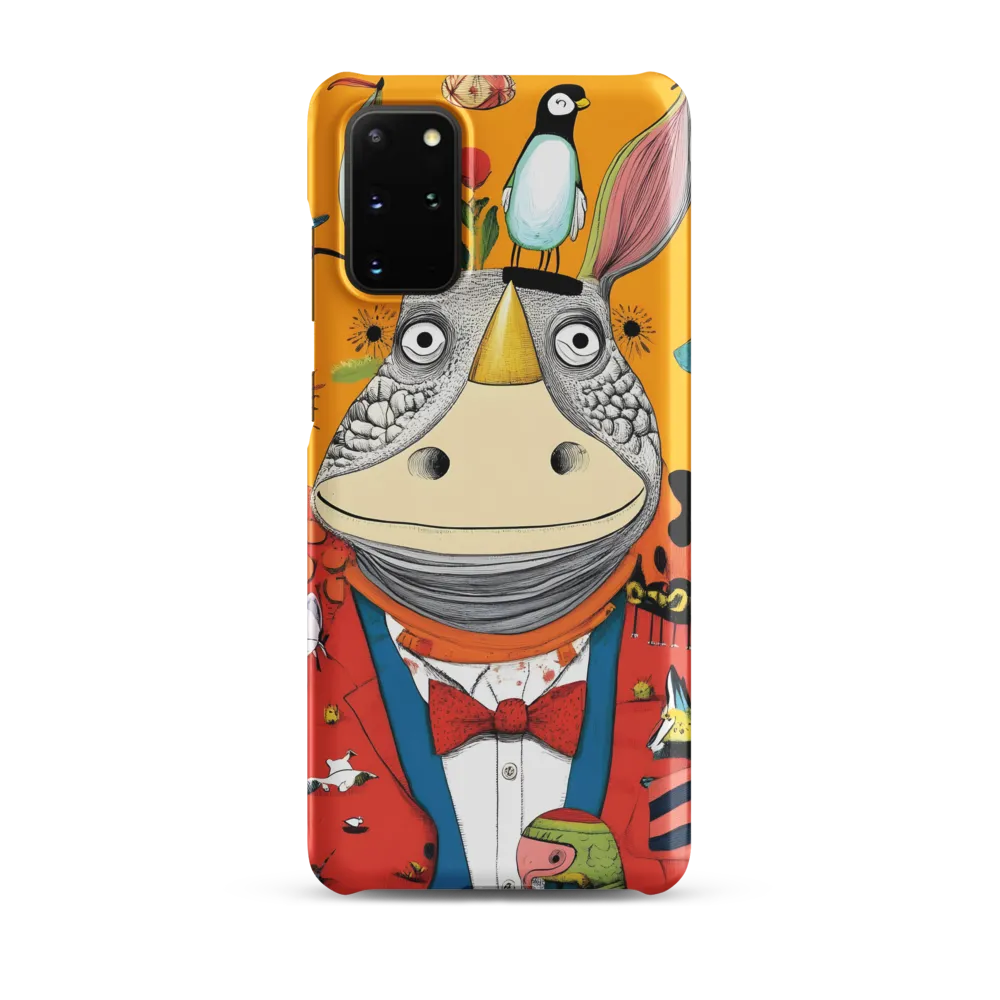 Whimsical Rhinoceros: A Playful Encounter