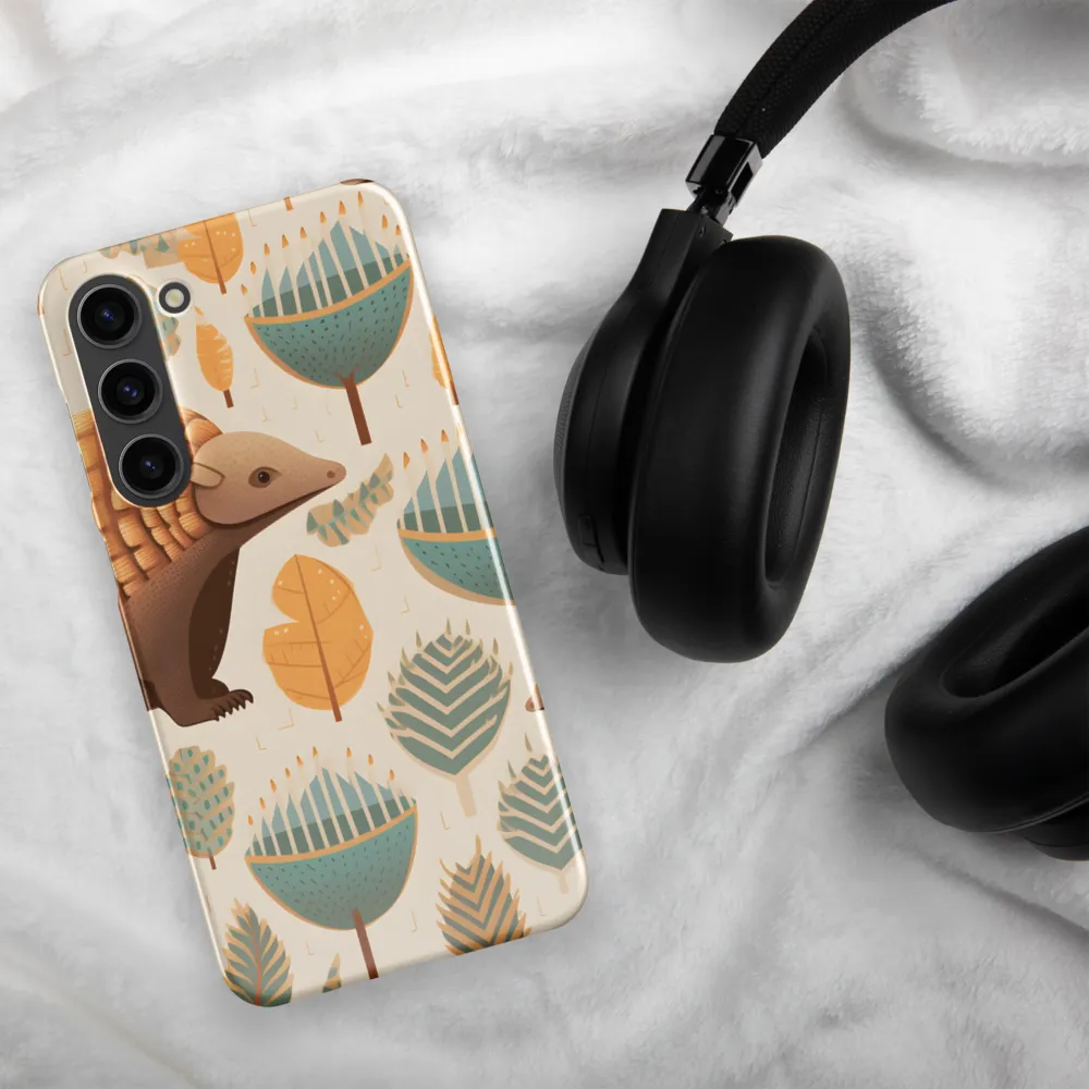 Pangolins in a Whimsical Habitat