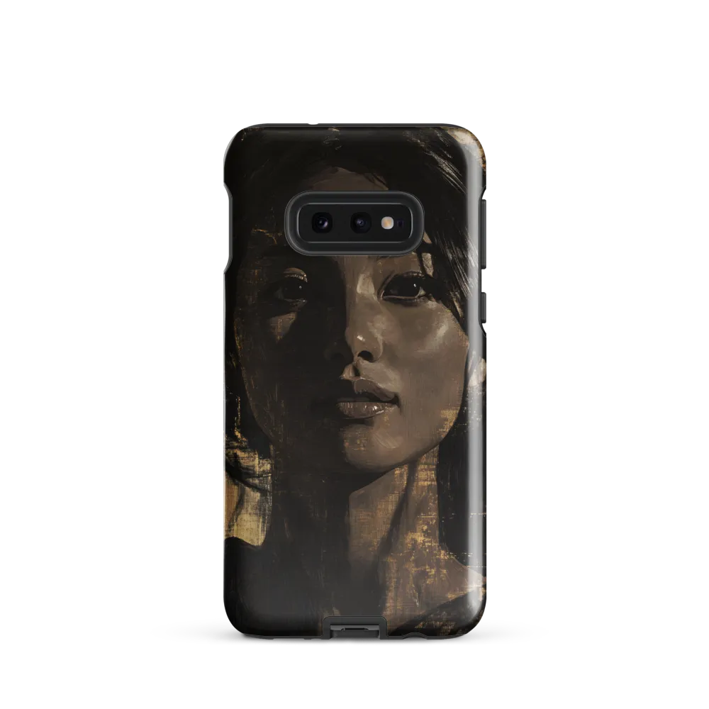 Golden Gaze: A Contemporary Portrait
