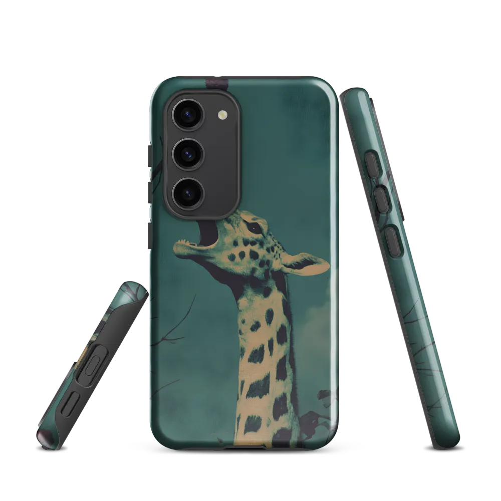 Whispers of the Tall: A Surreal Giraffe Encounter
