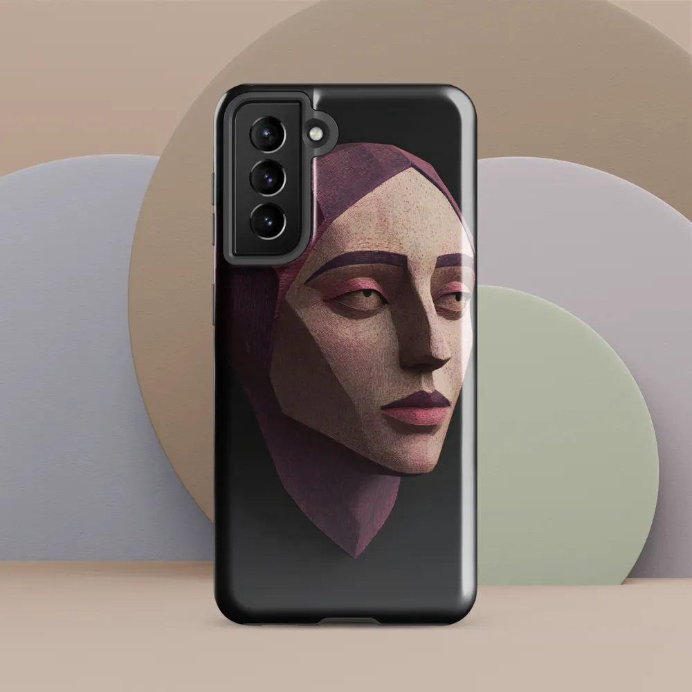 Geometric Elegance: A Contemporary Portrait