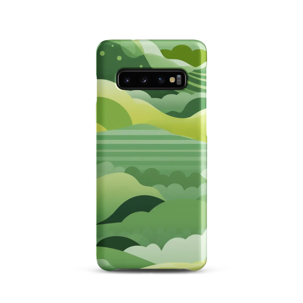 Tranquility in Green Waves