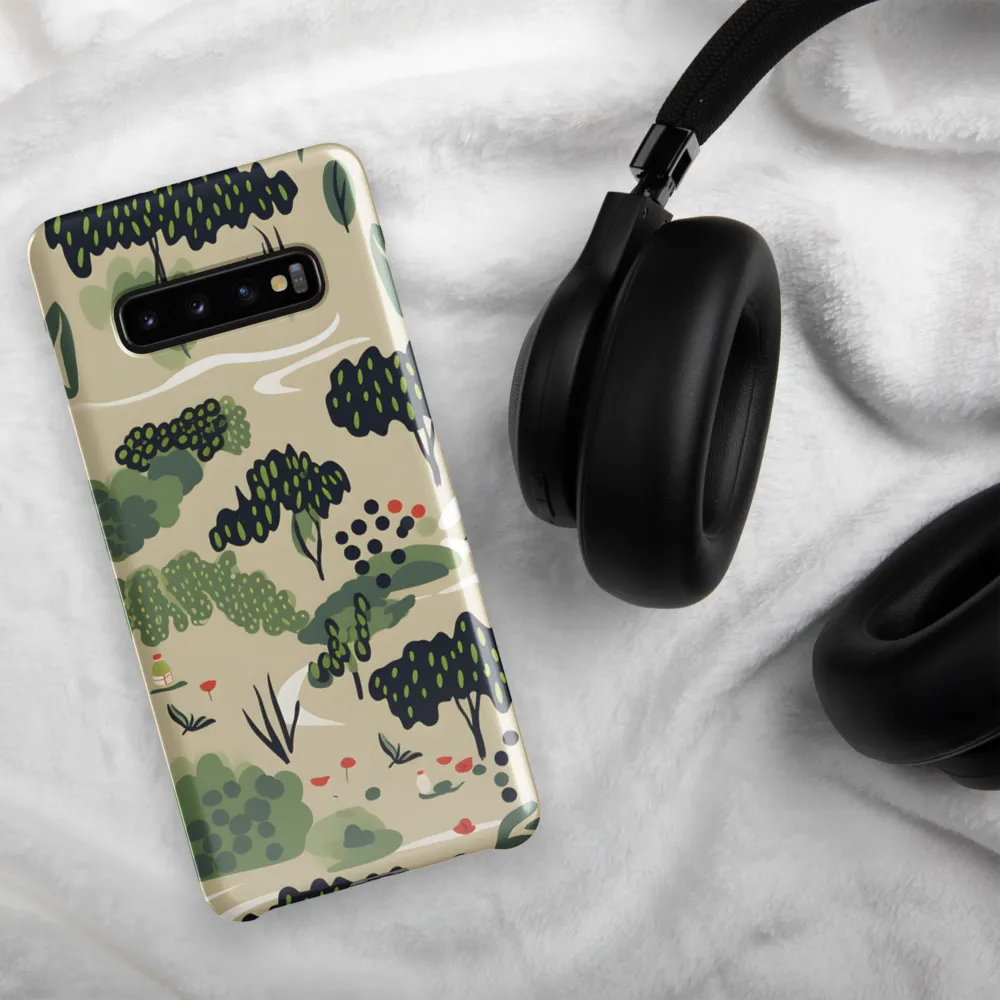 Harmony in Nature: A Whimsical Tapestry | Phone Case |  S10 Plus | Snap Case | Glossy