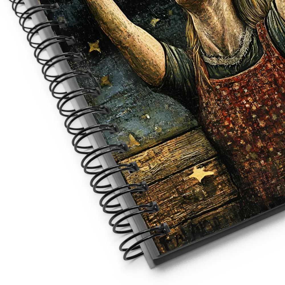 Reaching for the Moon | Spiral Notebook