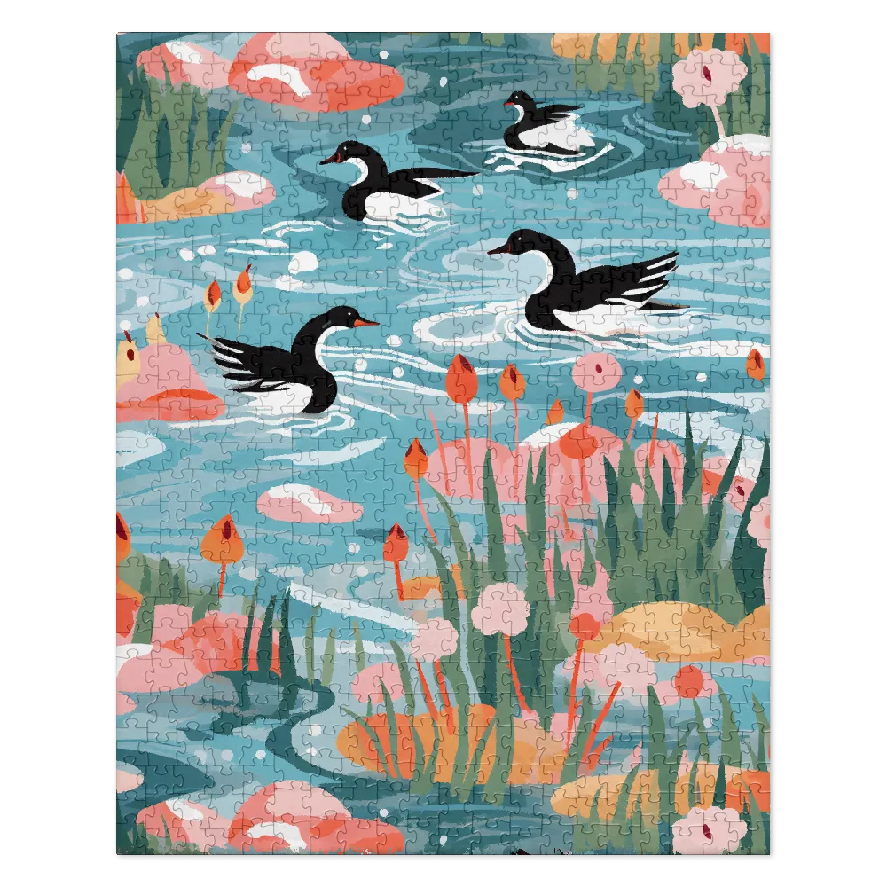 Serenity in Aquatic Harmony