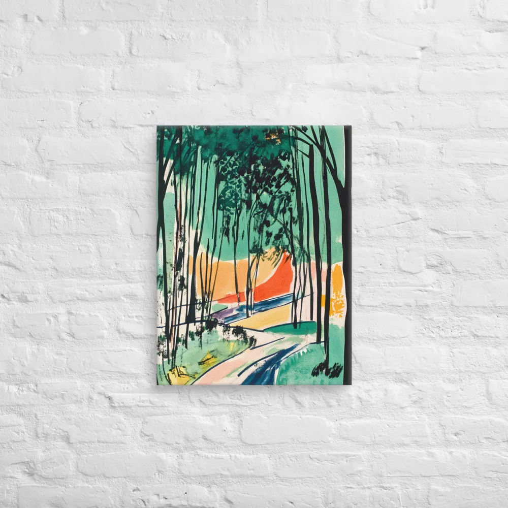 Winding Path Through the Forest | Canvas | 18″×24″