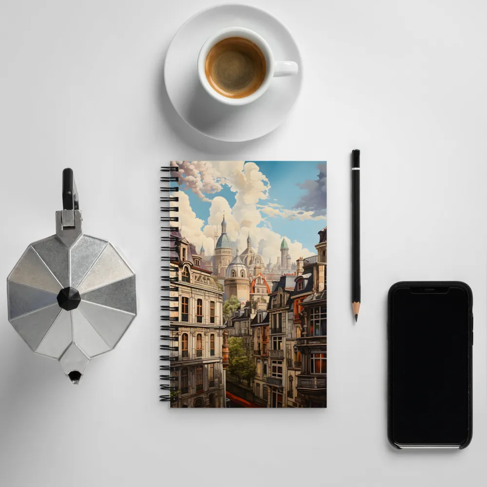 Whispers of a Timeless City | Spiral Notebook