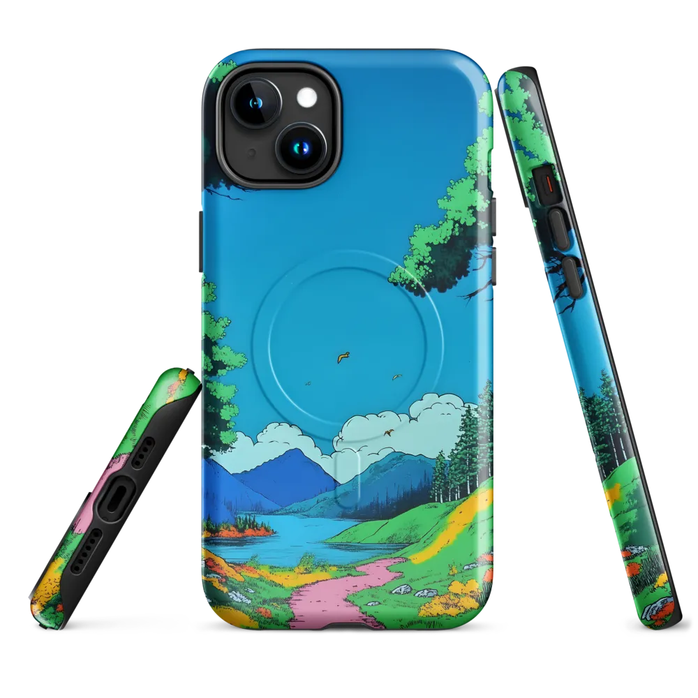 Serenity in Nature | Phone Case |  15 Plus | MagSafe® Tough Case | Glossy