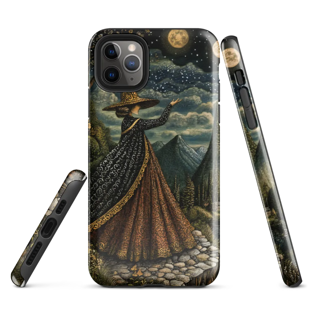 Embrace of the Celestial Witch | Phone Case |  11 Pro Max | Tough Case | Glossy