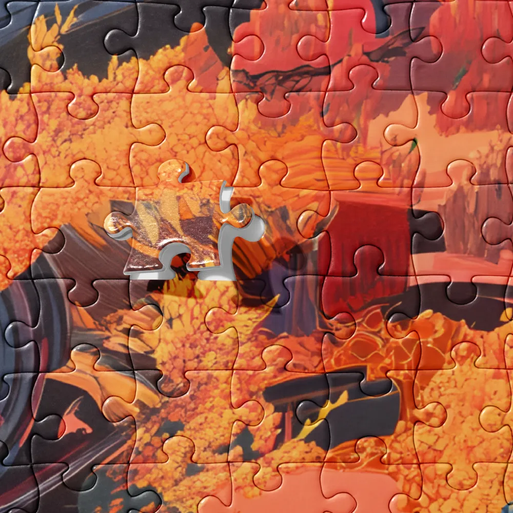 Journey Through a Surreal Landscape | Jigsaw Puzzle | 520 pieces