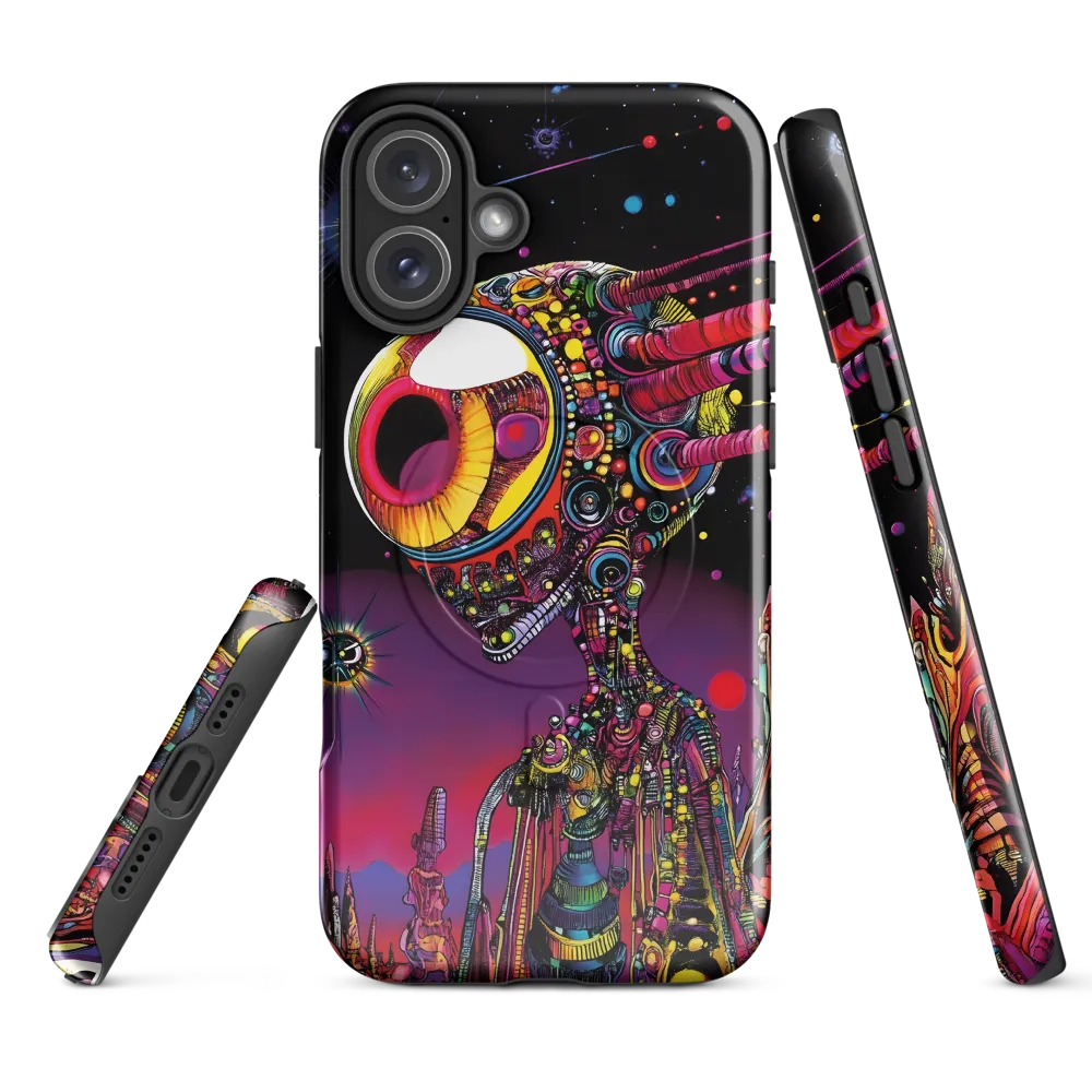 Cosmic Alien Odyssey | Phone Case |  16 Plus | MagSafe® Tough Case | Glossy
