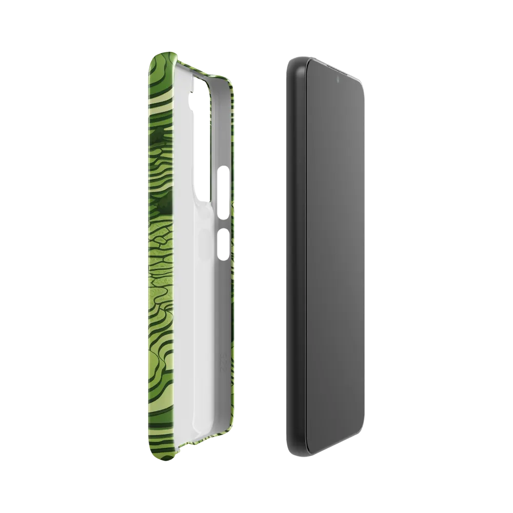 Waves of Green: An Abstract Landscape