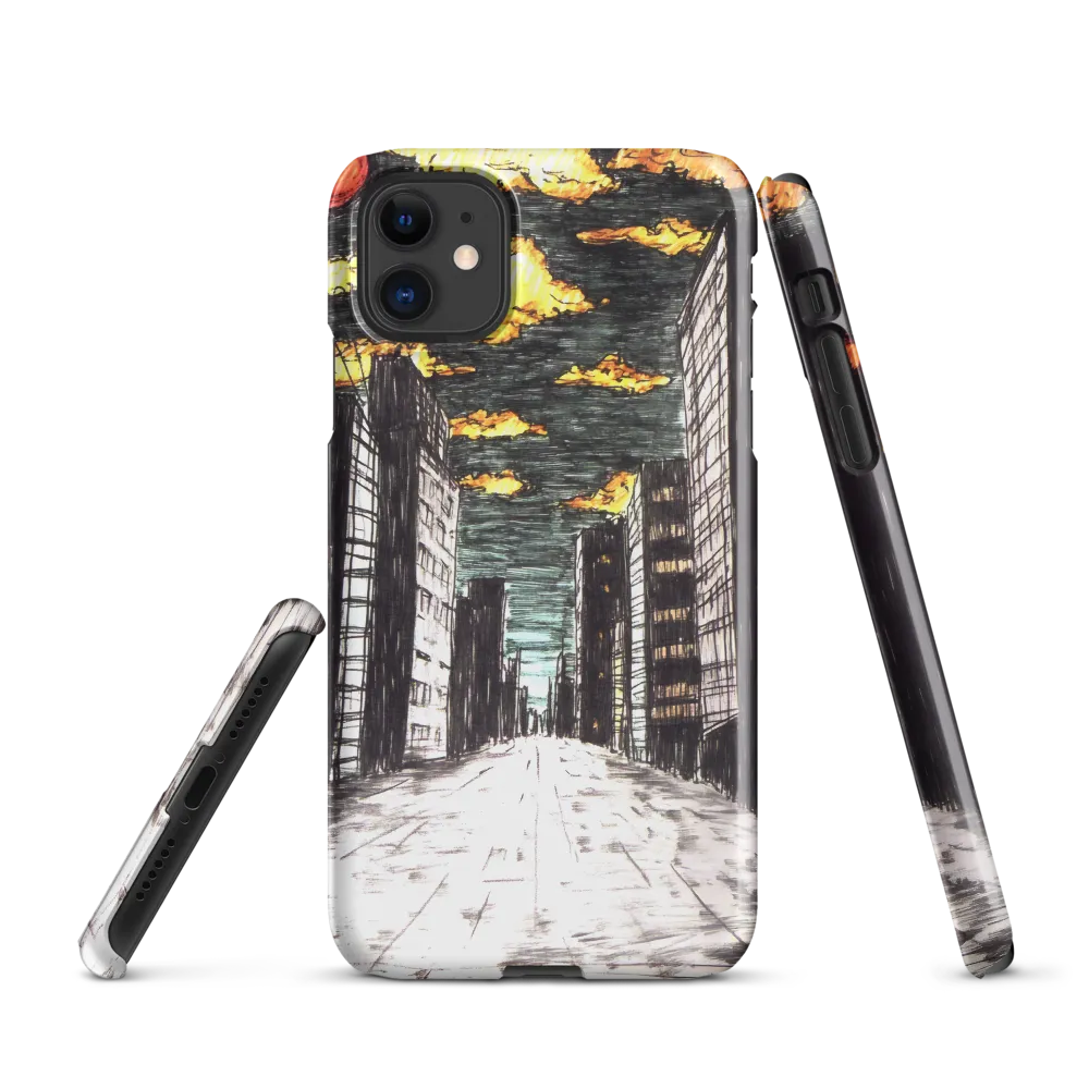Eclipsed Cityscape
