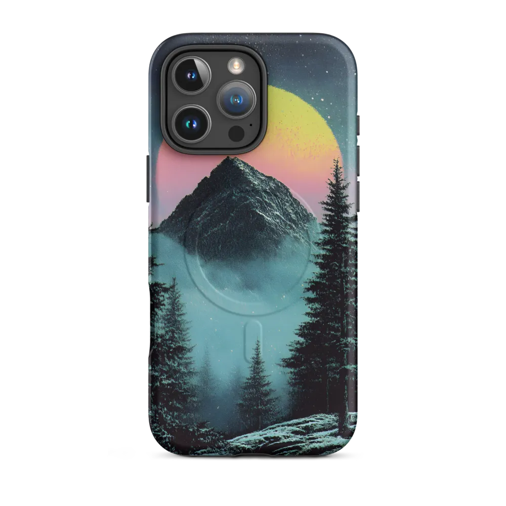 Ethereal Peaks Under Celestial Lights