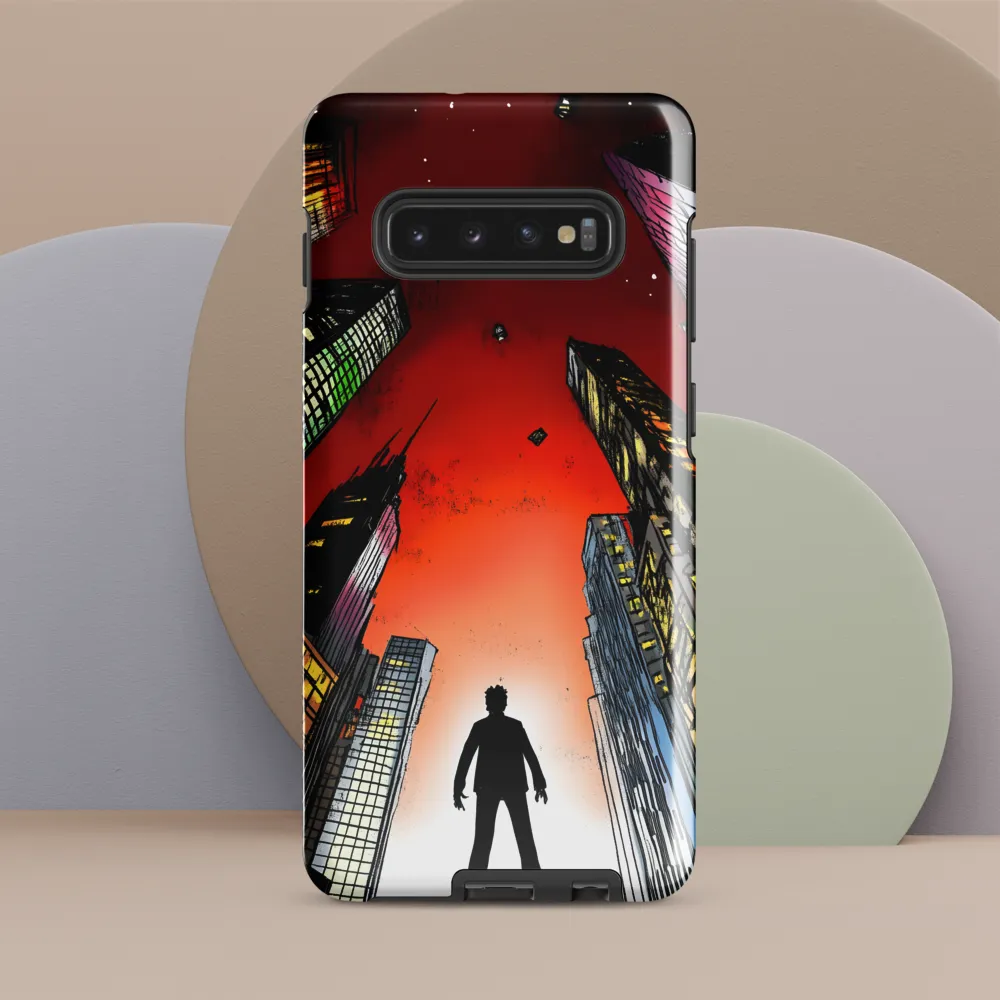 Urban Skyward: A Journey into Wonder | Phone Case |  S10 Plus | Tough Case | Glossy