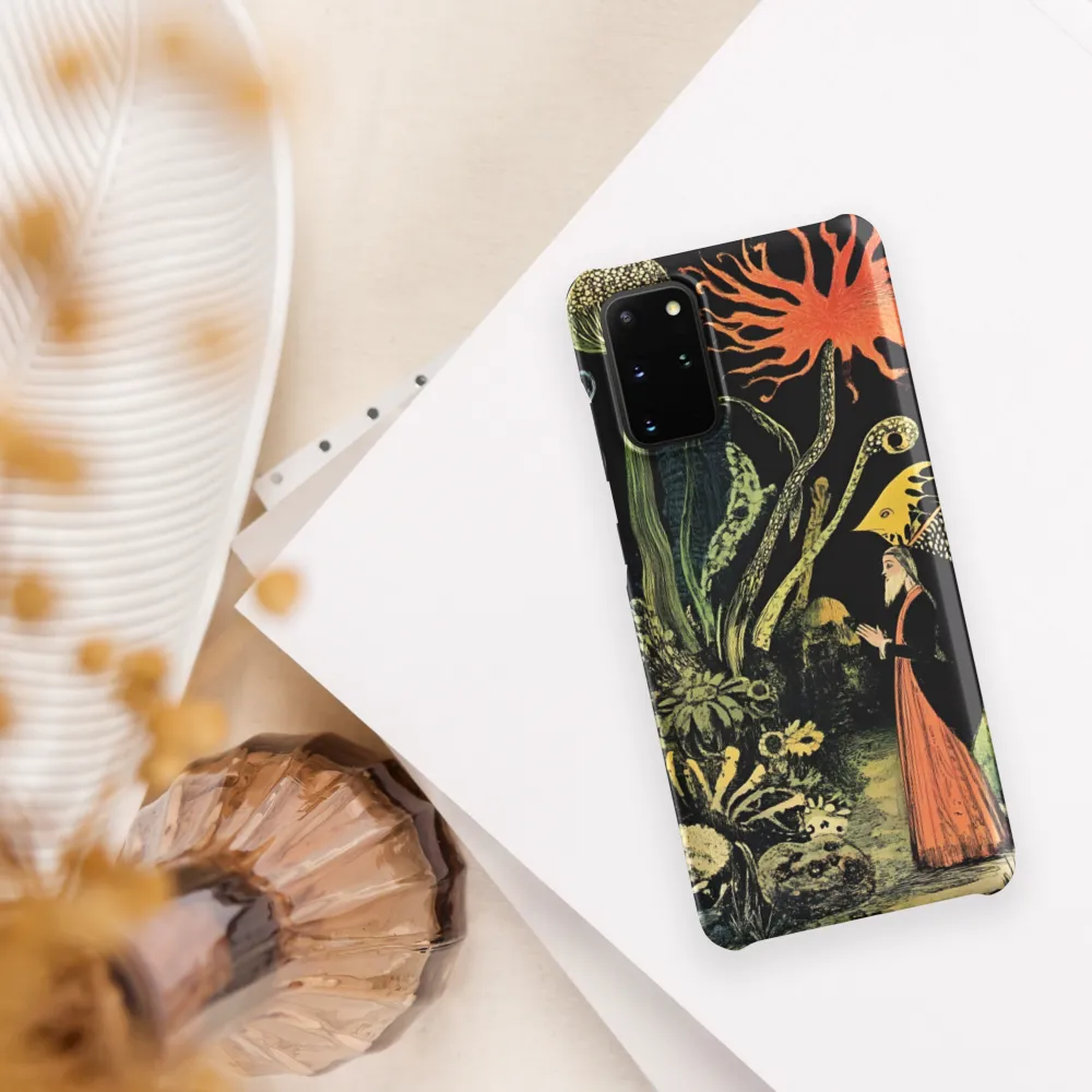 Enchanted Encounter in a Fantastical Garden | Phone Case |  S20 Plus | Snap Case | Matte