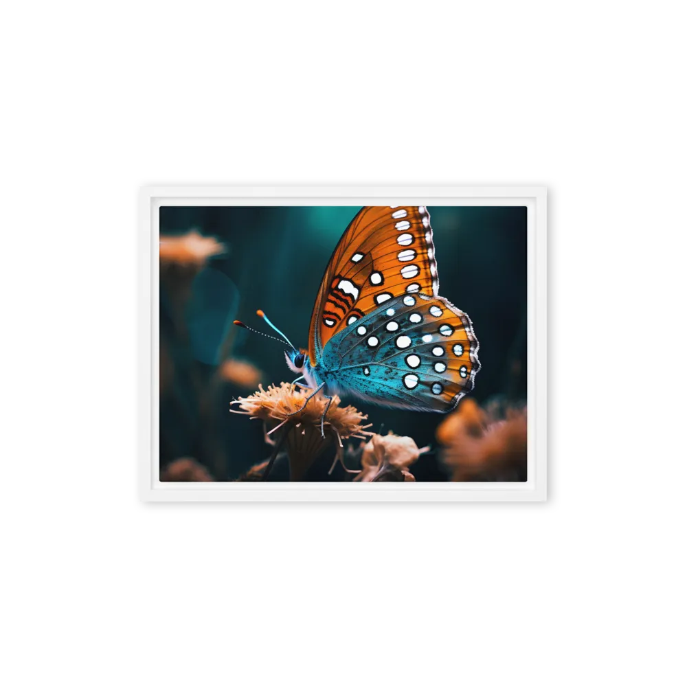 Whispers of Color: The Butterfly's Embrace