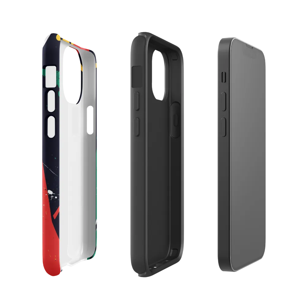 Dynamic Geometries | Phone Case |  13 mini | Tough Case | Glossy