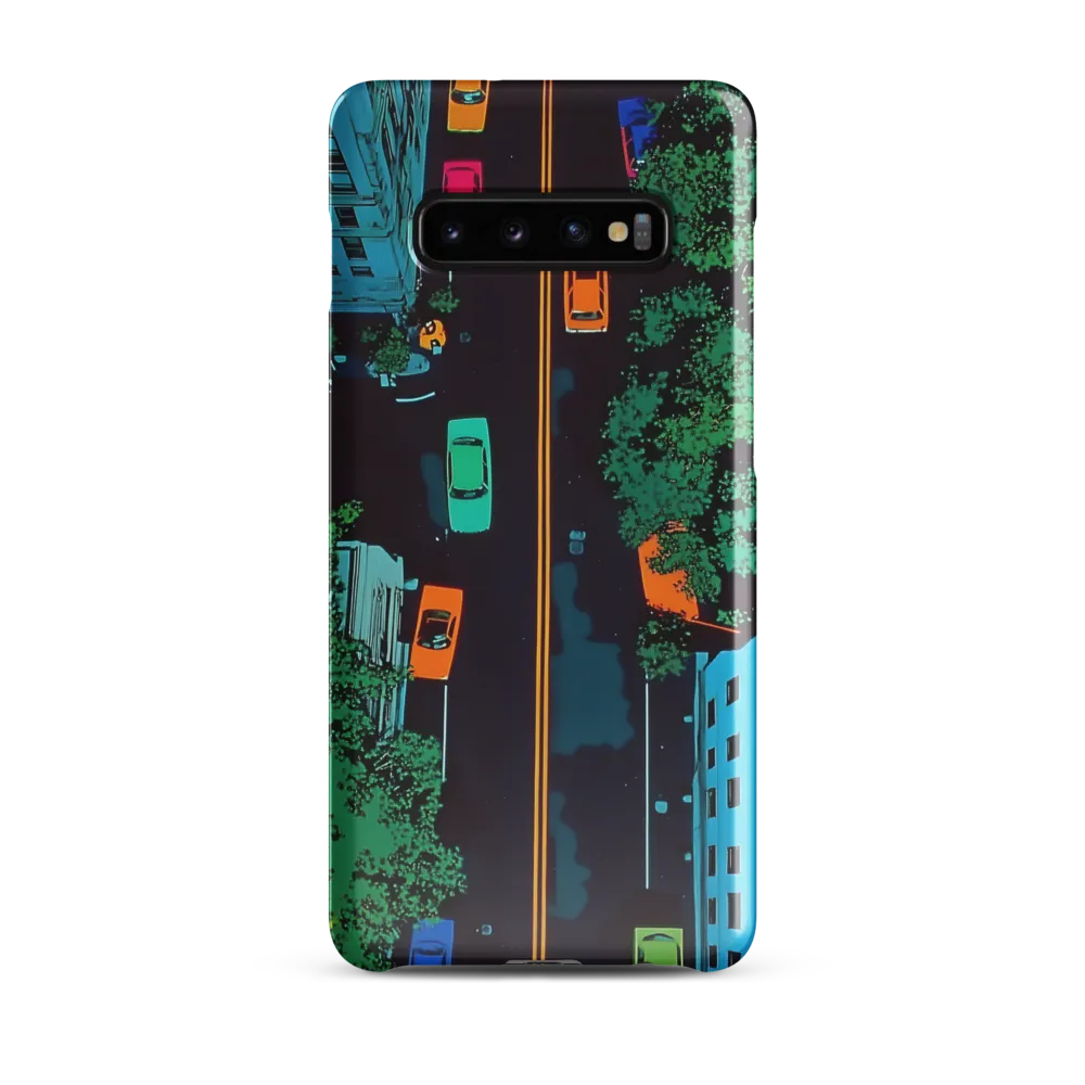 Urban Pulse: A Colorful Intersection | Phone Case |  S10 Plus | Snap Case | Glossy