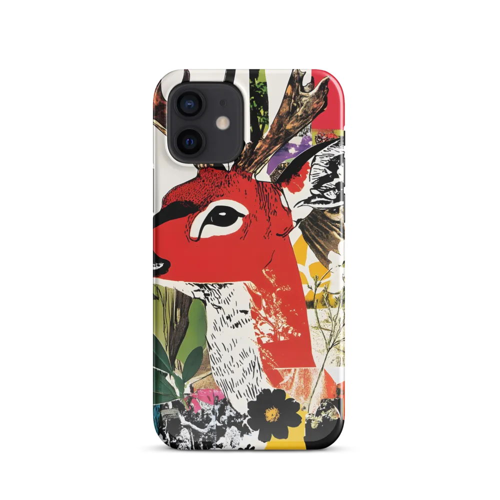 Vibrant Harmony: The Deer in Nature | Phone Case |  12 | Snap Case | Glossy