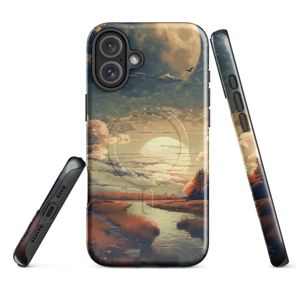 Whispers of Dusk: A Tranquil River Landscape