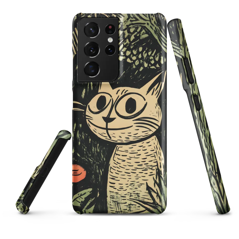 Whimsical Cat in the Forest