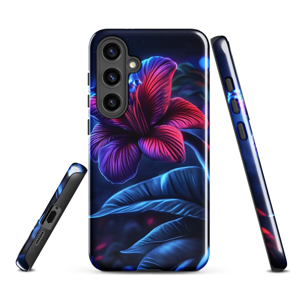 Illuminated Serenity: The Surreal Blossom
