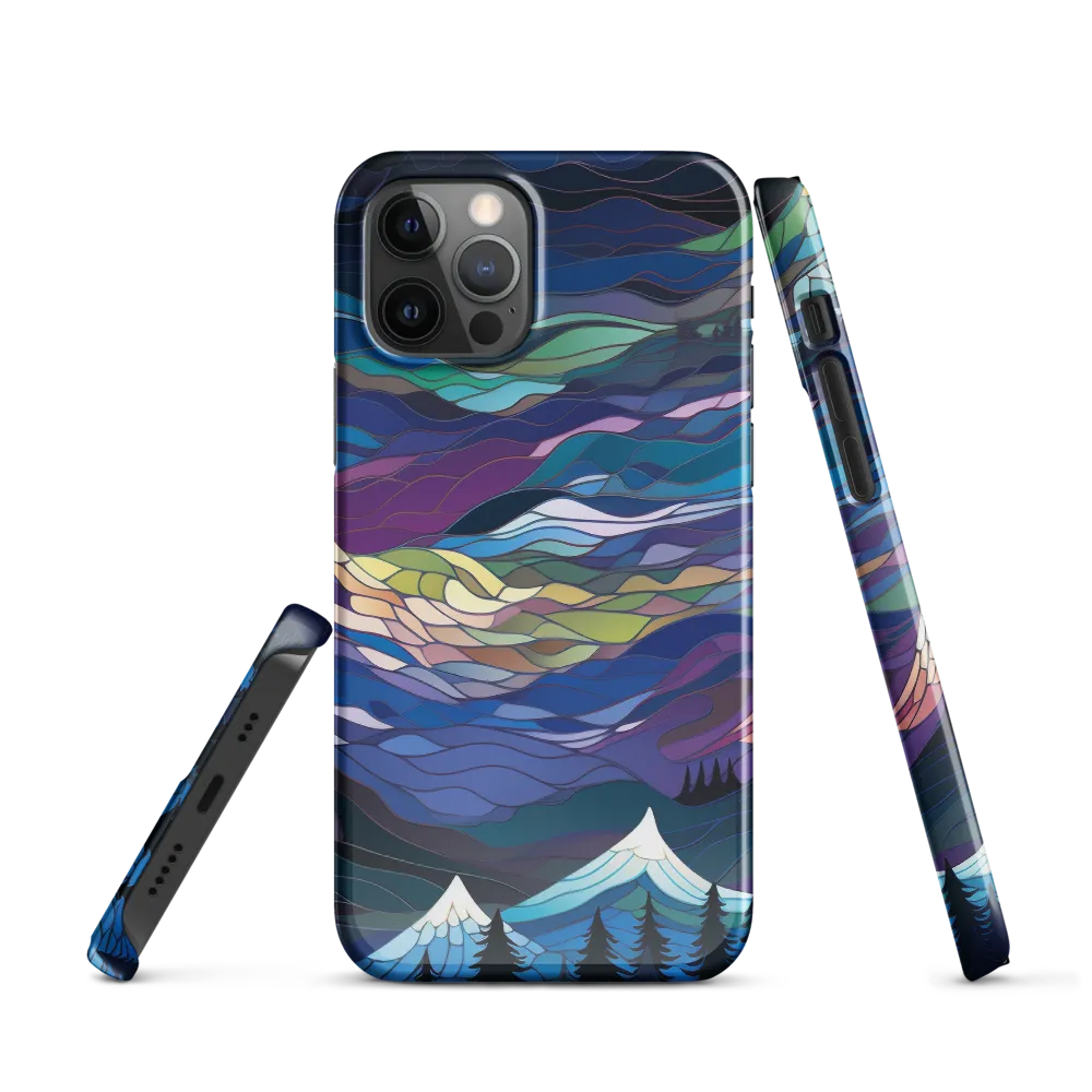 Twilight Peaks: An Abstract Mountain Landscape