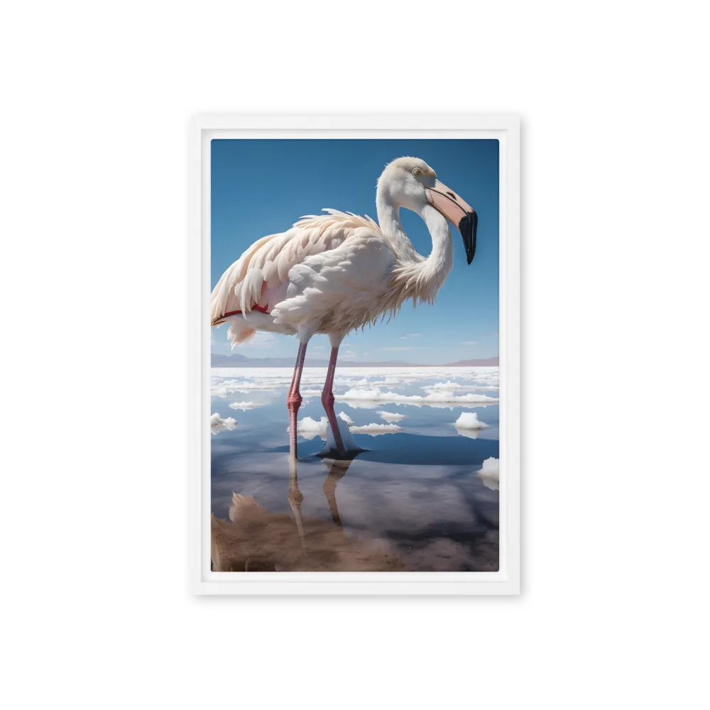 Graceful Solitude of a Flamingo