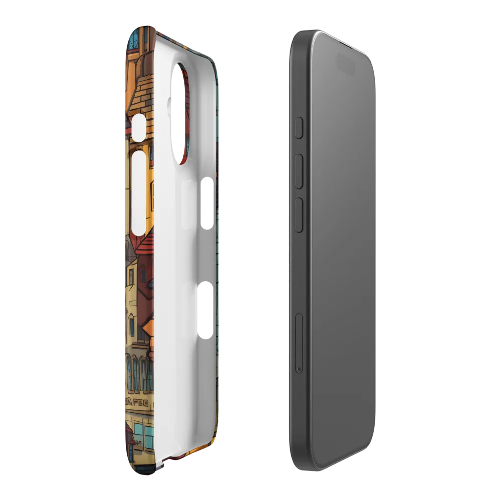 Whimsical Urban Mosaic | Phone Case |  16 | Snap Case | Matte